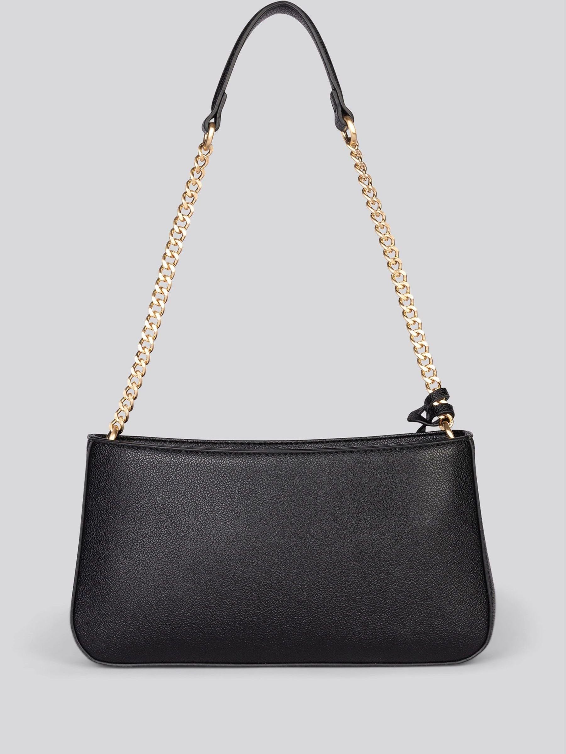 U.S. Polo Assn. black Jones S. hobo bag with chain, imported from the UK