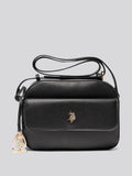 U.S. Polo Assn. black Jones crossbody pocket, imported from the UK