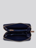 U.S. Polo Assn. blue medium zip PU wallet, UK version