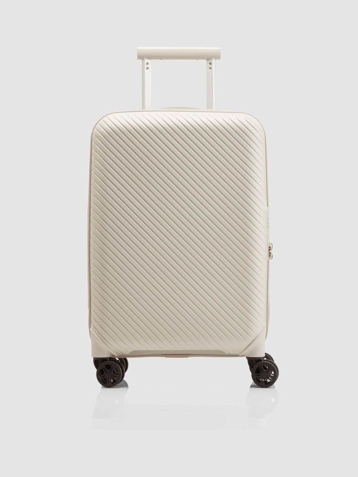 Nere White Bondi B1 Small Spin Luggage