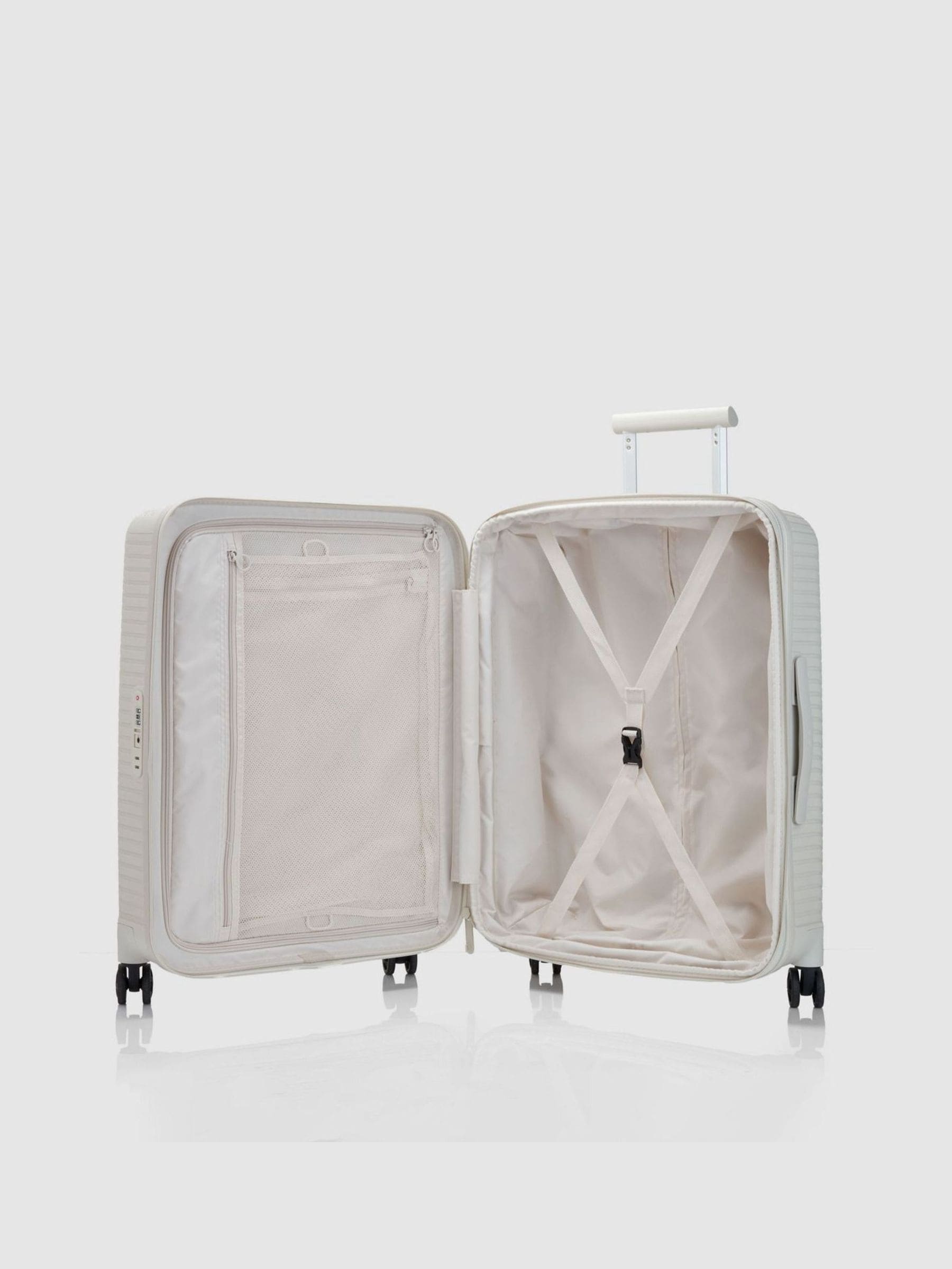 Nere Bondi large white suitcase PP hard shell, UK version
