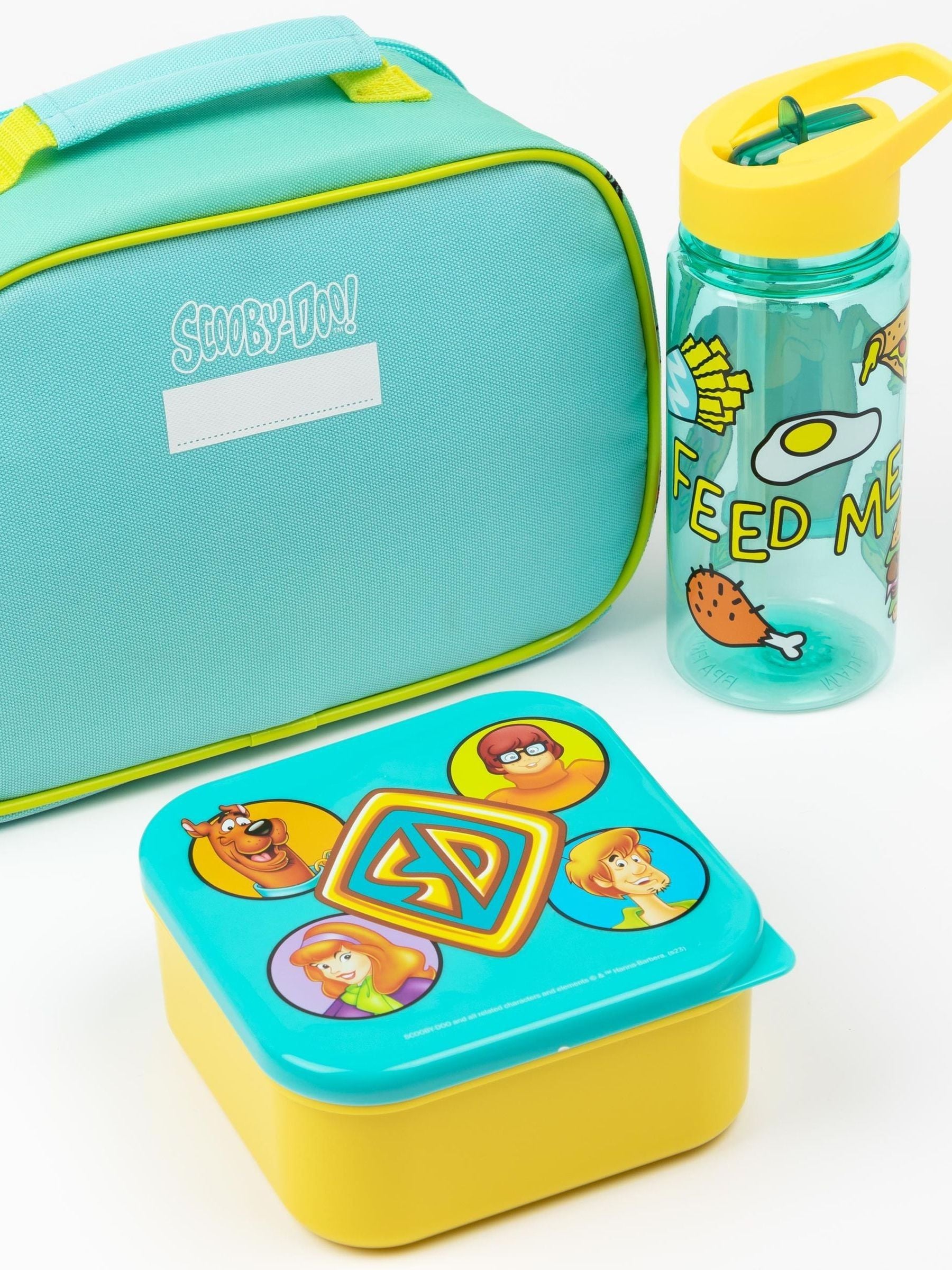 Vanilla Underground Scooby Doo blue lunch bag set, imported from the UK