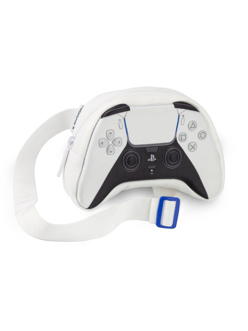 Vanilla Underground white PlayStation logo cross-body bag (British brand)
