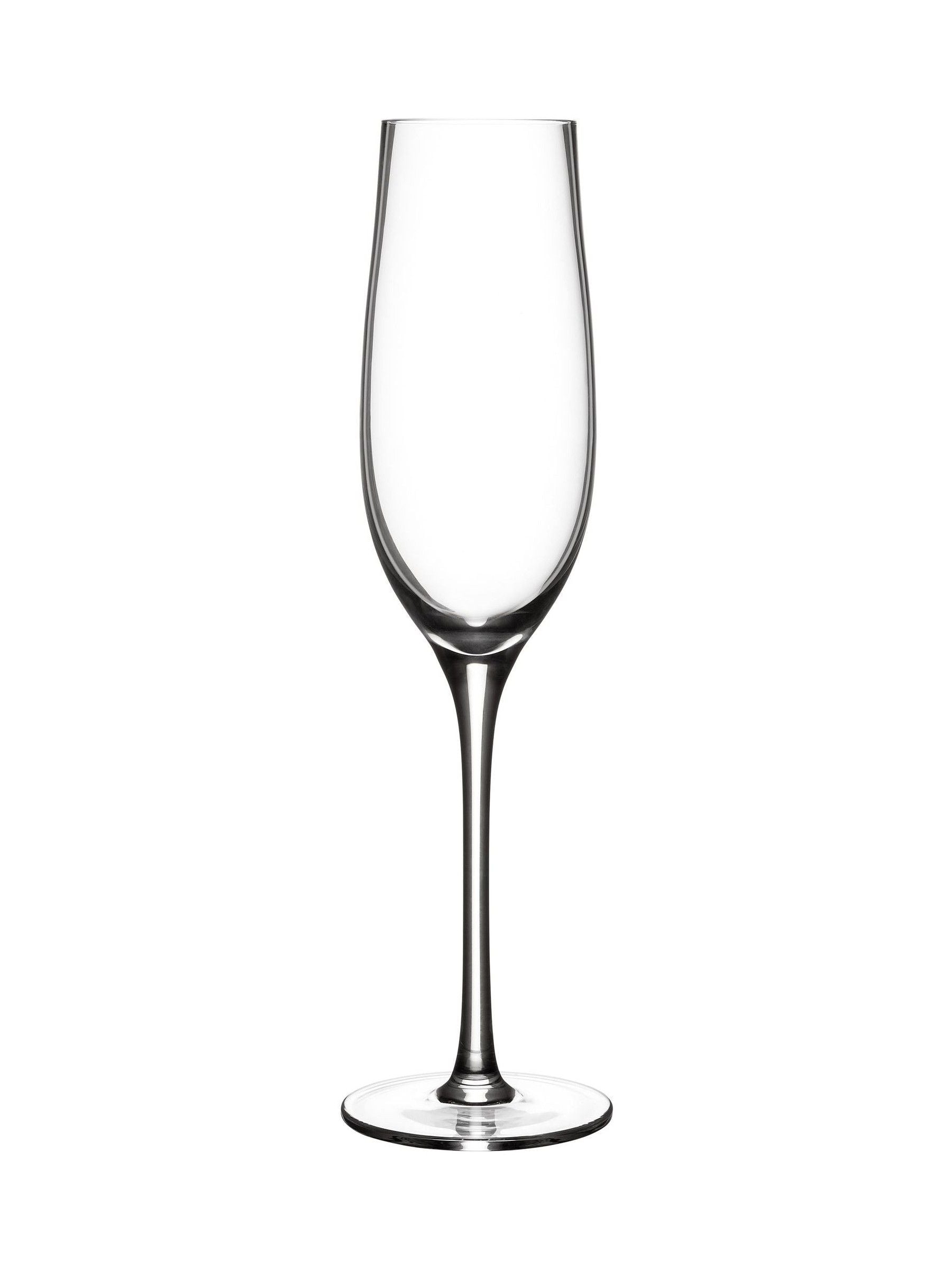 Judge set of 4 clear champagne glasses 26cm - British product