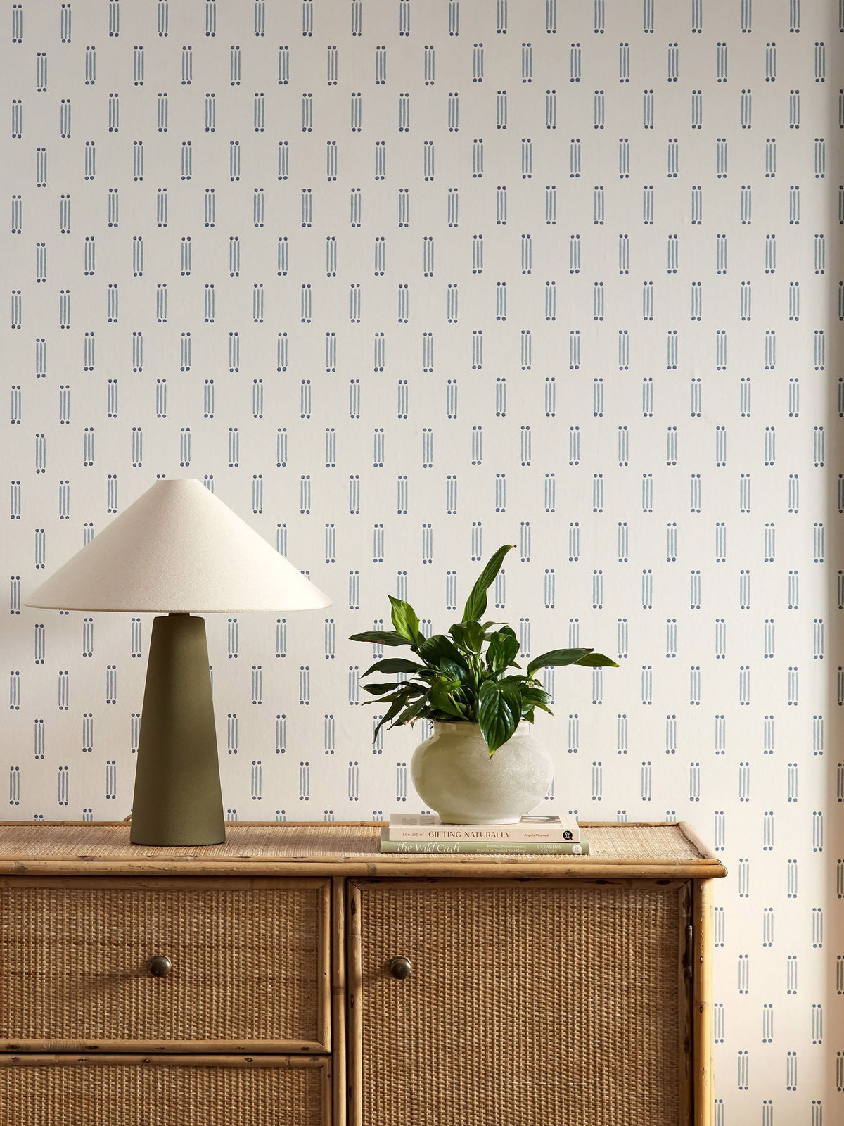 Scion blue matchsticks wallpaper 10m, UK version