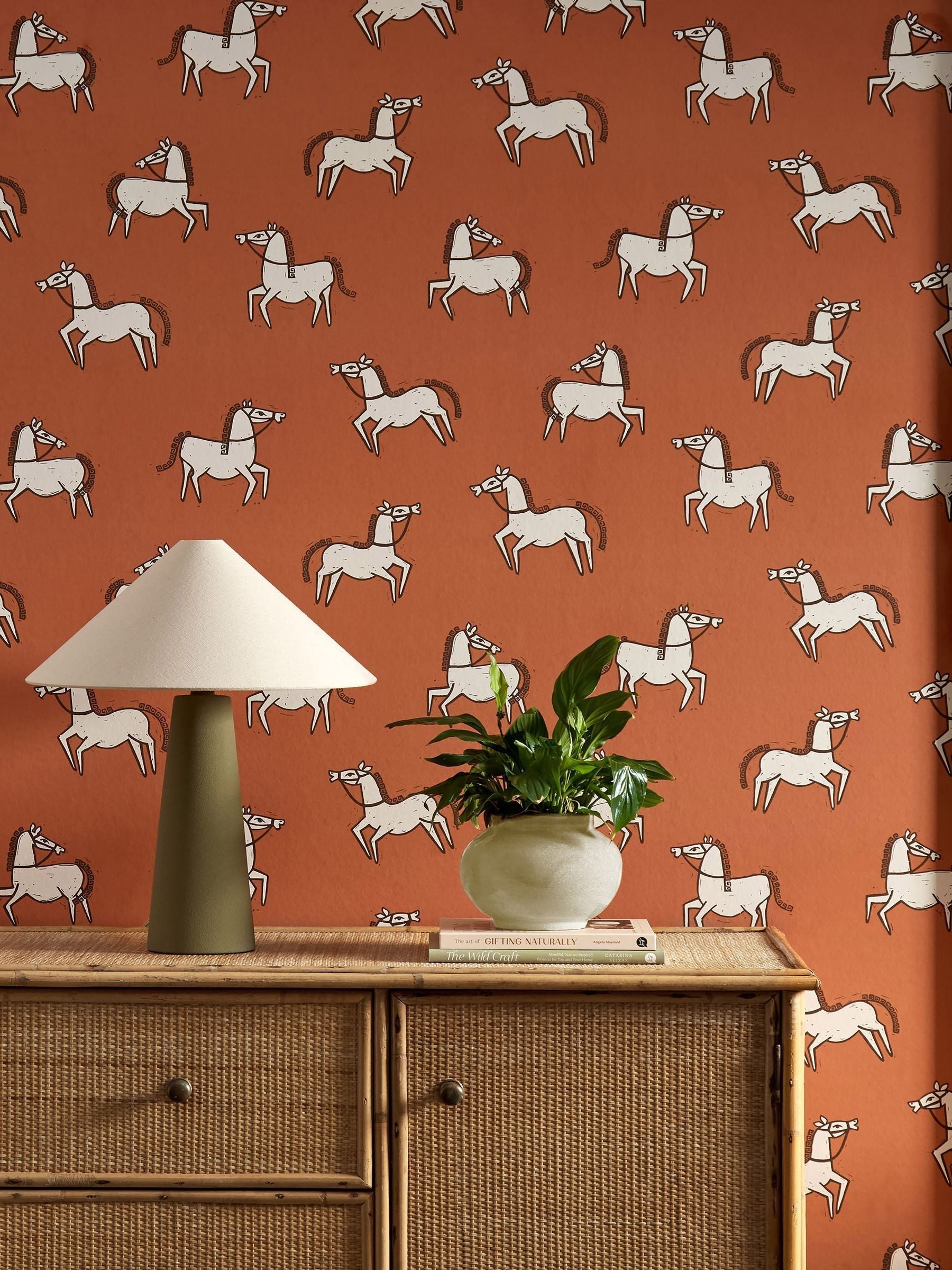 Scion Black Canter wallpaper 10M roll, imported from the UK