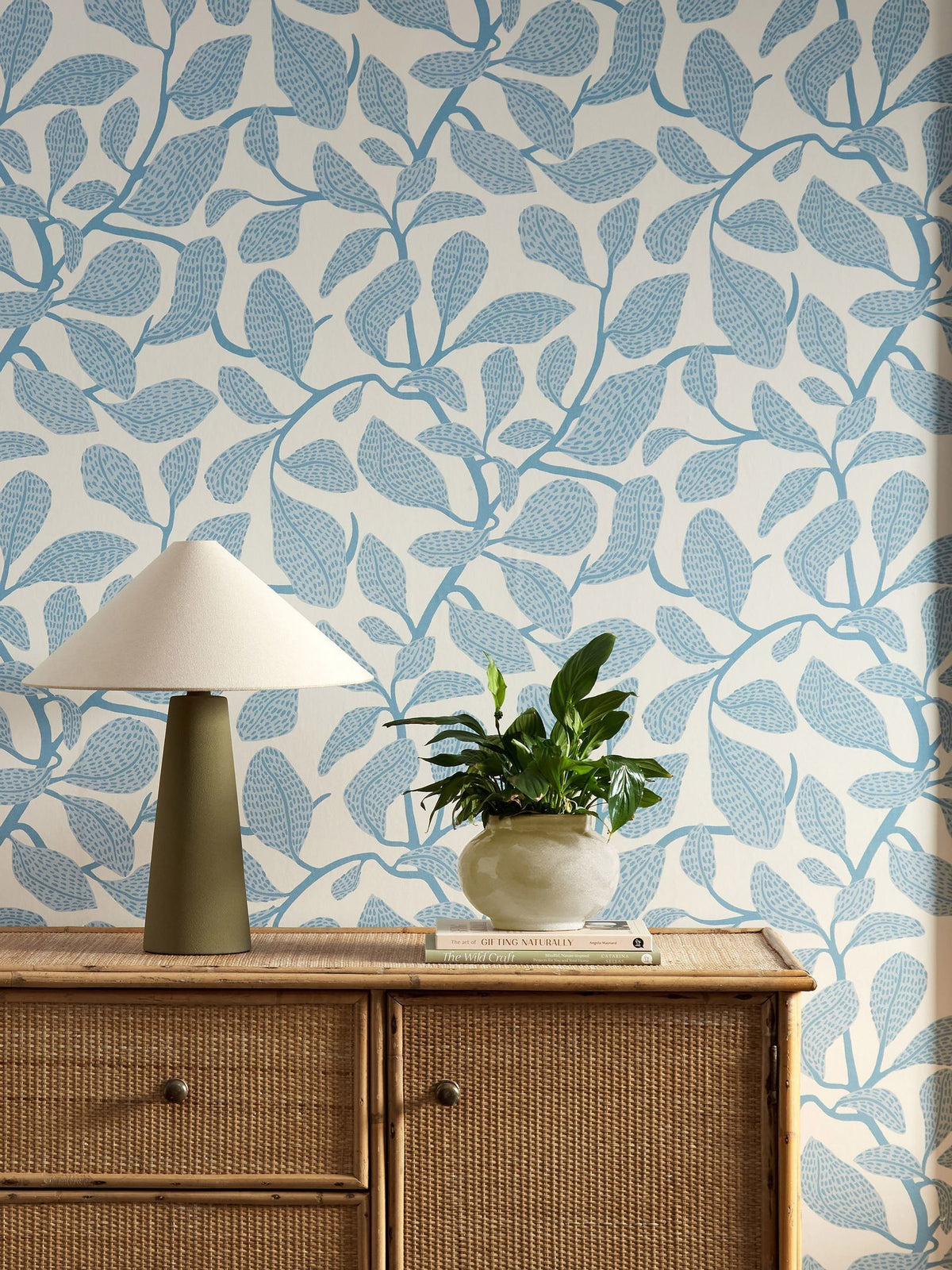 Scion Blue Sweet Bay Oakham 10M Wallpaper