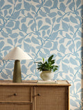 Scion Blue Sweet Bay Oakham 10M Wallpaper