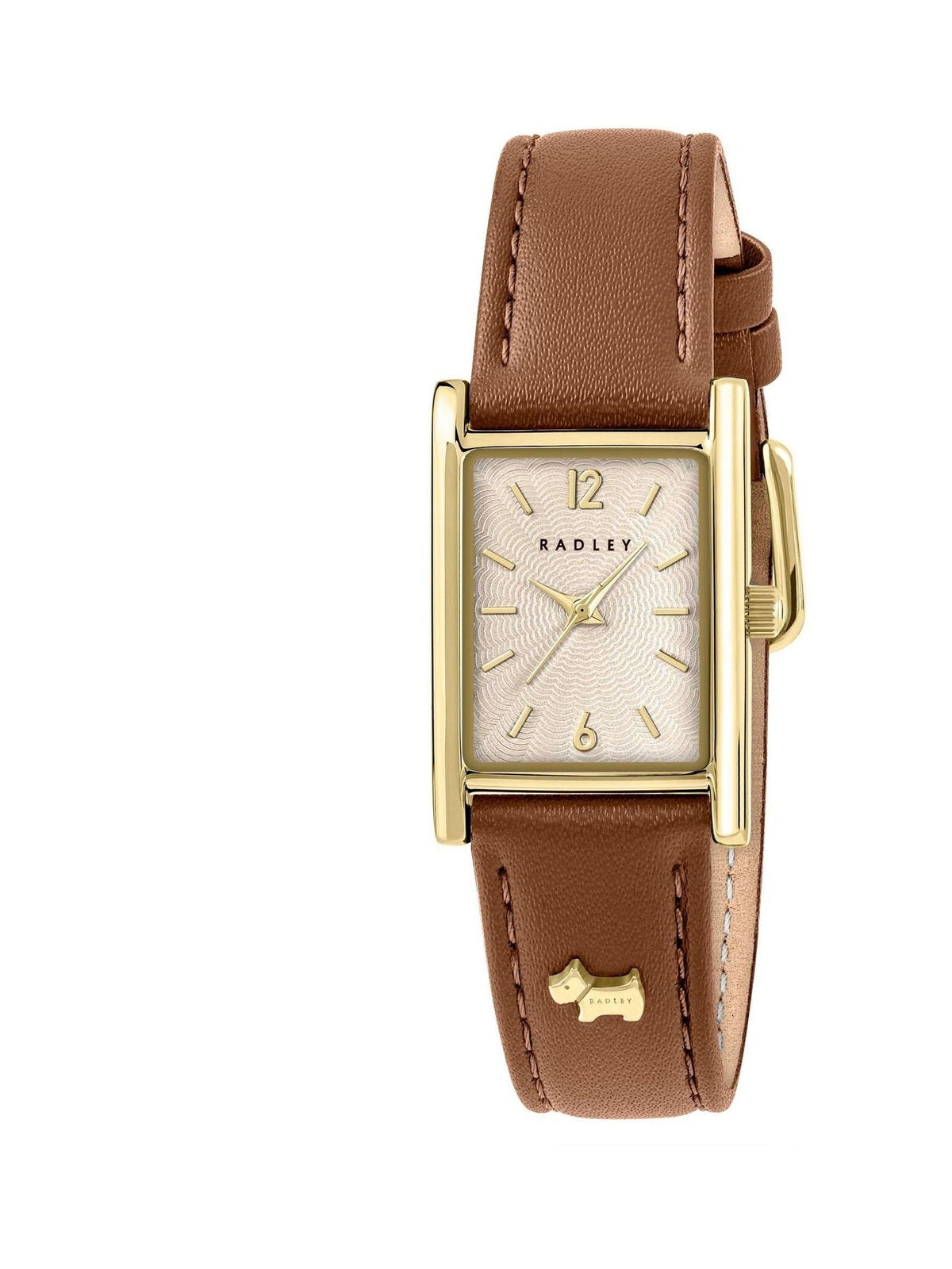 Radley watch gold plated cognac leather strap, UK version