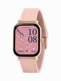 Radley Series 56 smartwatch with rose gold case and blue silicone strap, imported from the UK