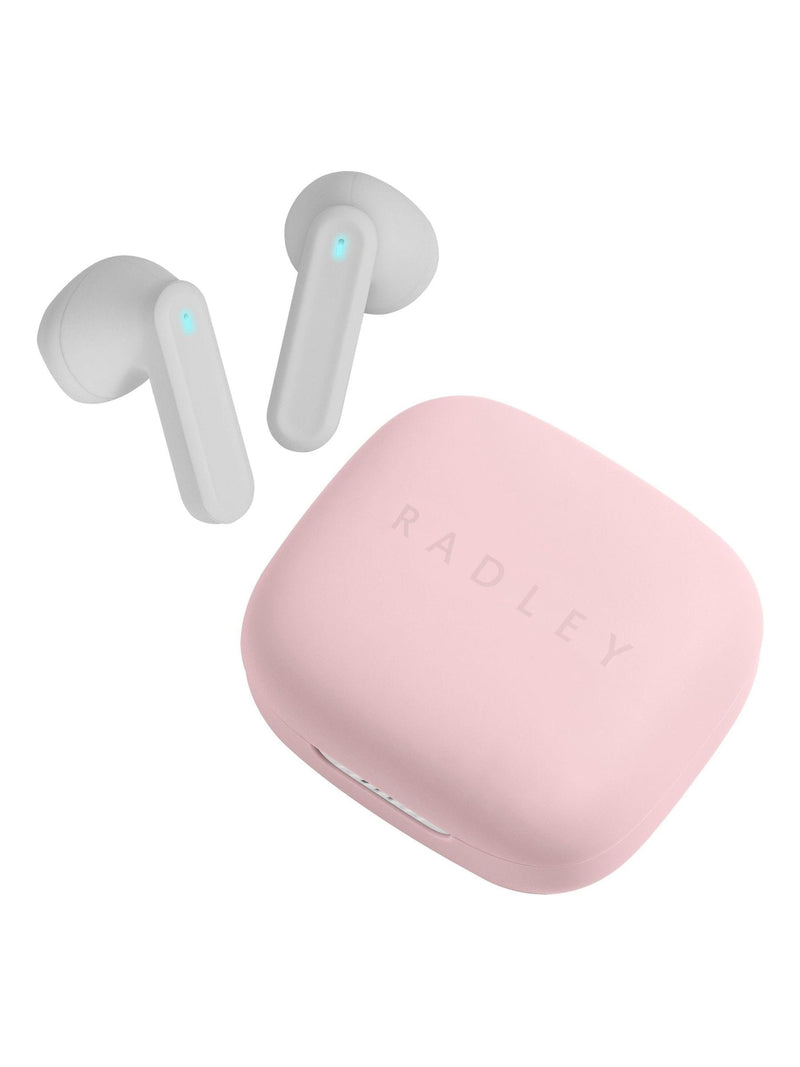 Radley Series 56 smartwatch with rose gold case and blue silicone strap, imported from the UK