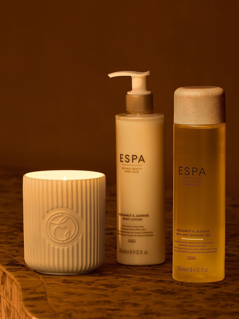ESPA Bergamot & Jasmine candle 240g (British brand)
