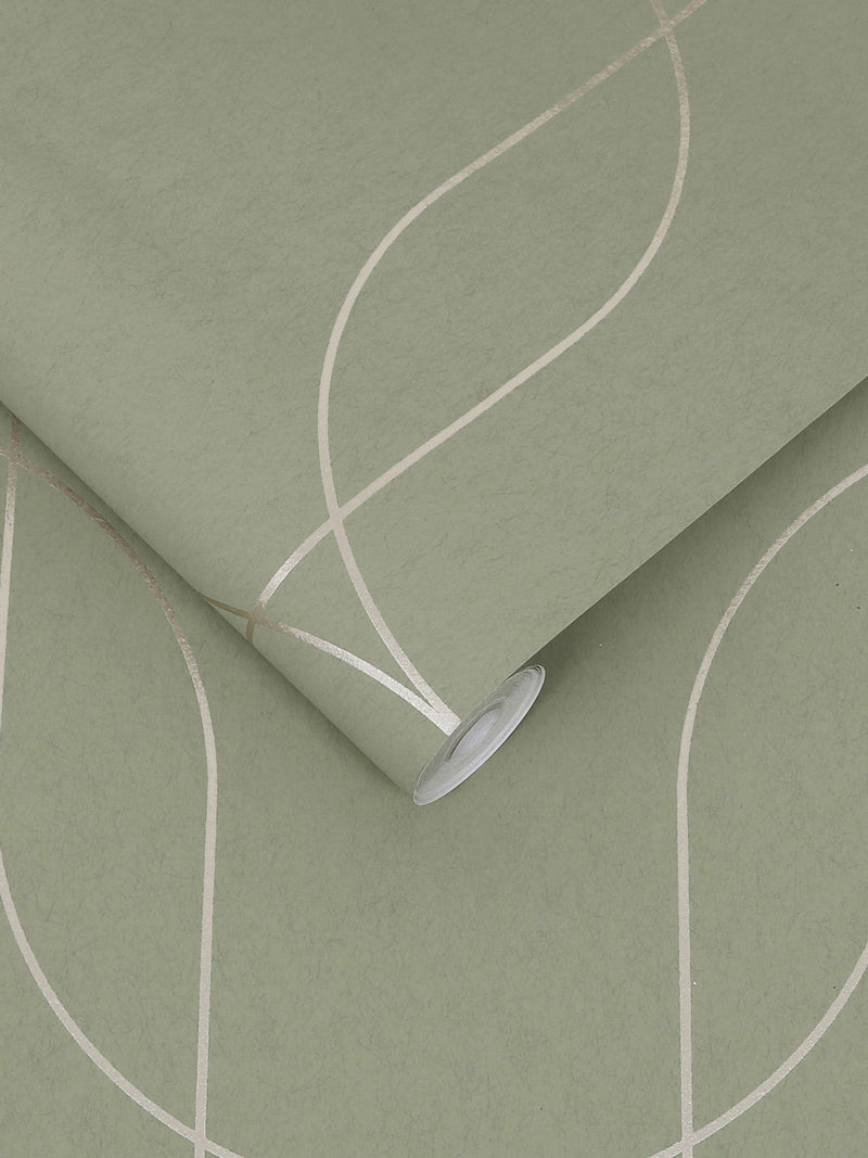 Graham & Brown Sage Palais wallpaper 10m (British brand)