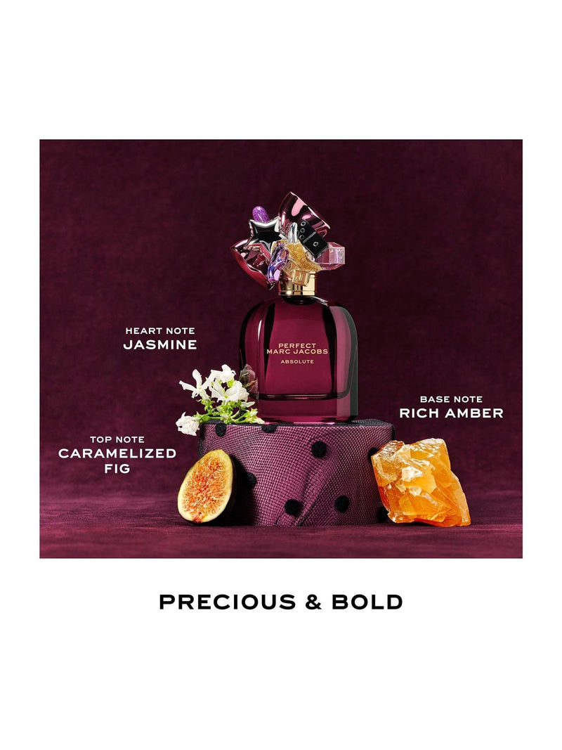 Marc Jacobs Perfect Absolute 50ml fragrance bottle, imported from the UK