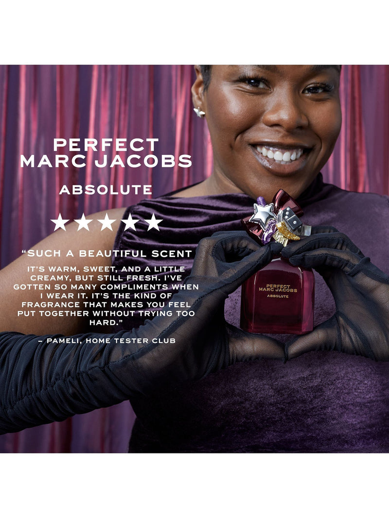 Marc Jacobs Perfect Absolute 50ml fragrance bottle, imported from the UK