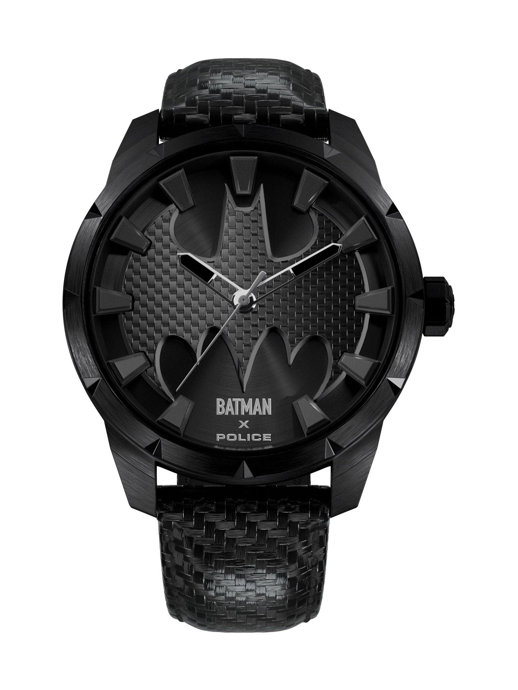 Police The Bat watch carbon fibre strap, UK version