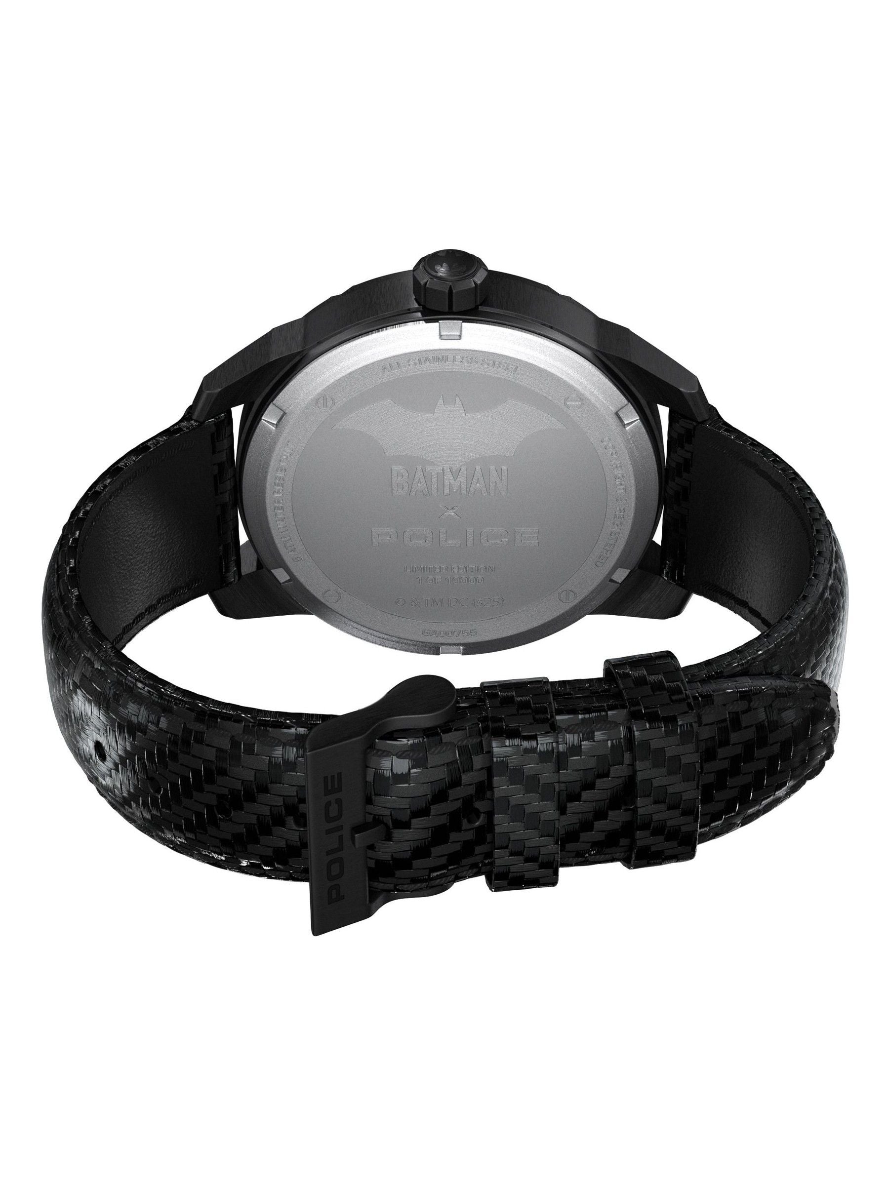 Police The Bat watch carbon fibre strap, UK version