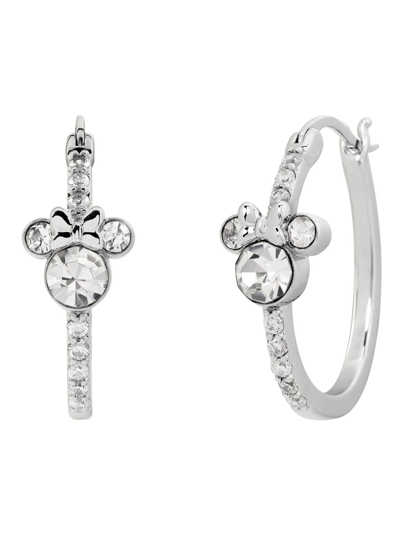 Peers Hardy Minnie Mouse silver plated hoop earrings - British product