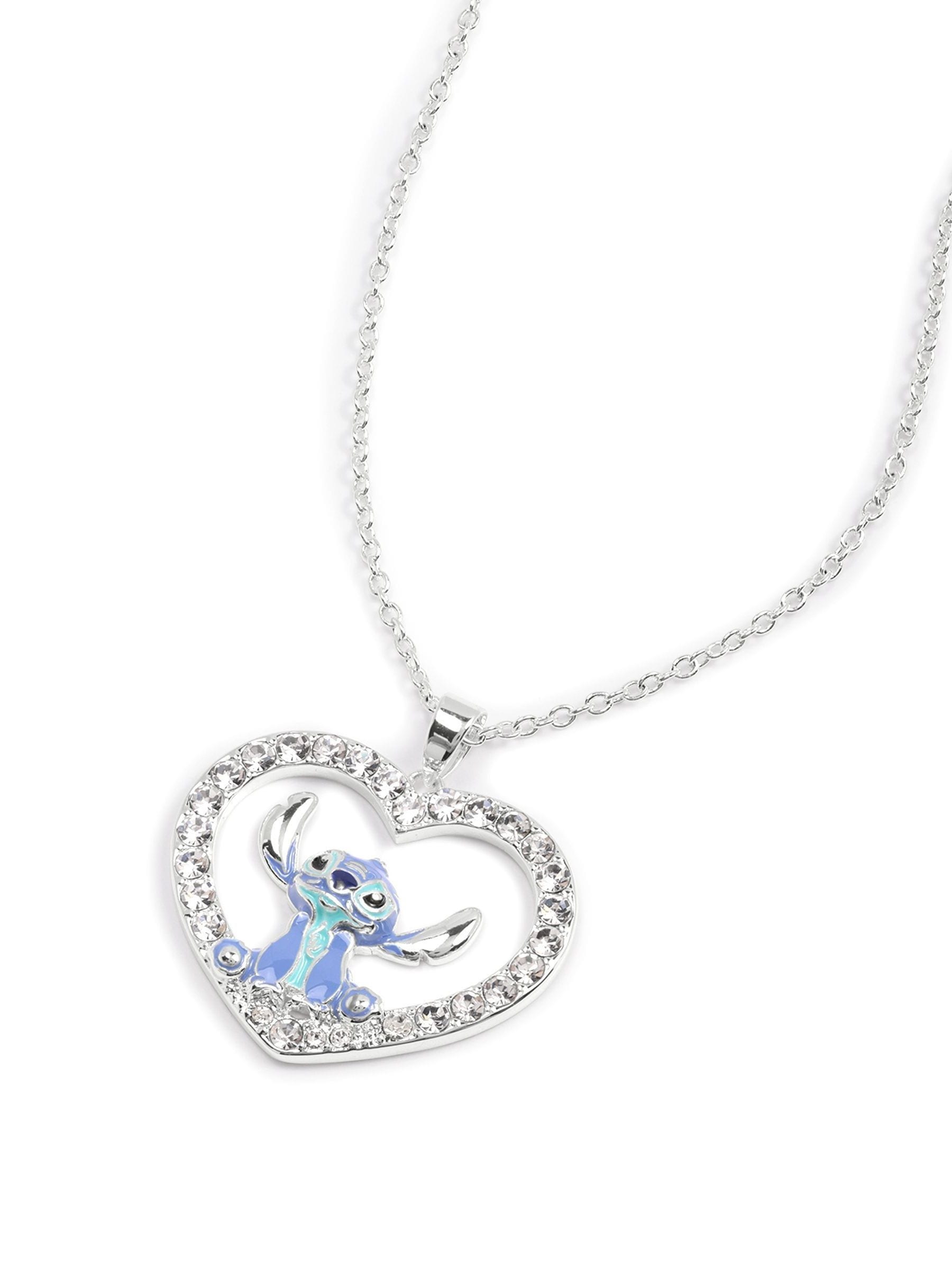 Peers Hardy silver tone Stitch heart necklace, UK version