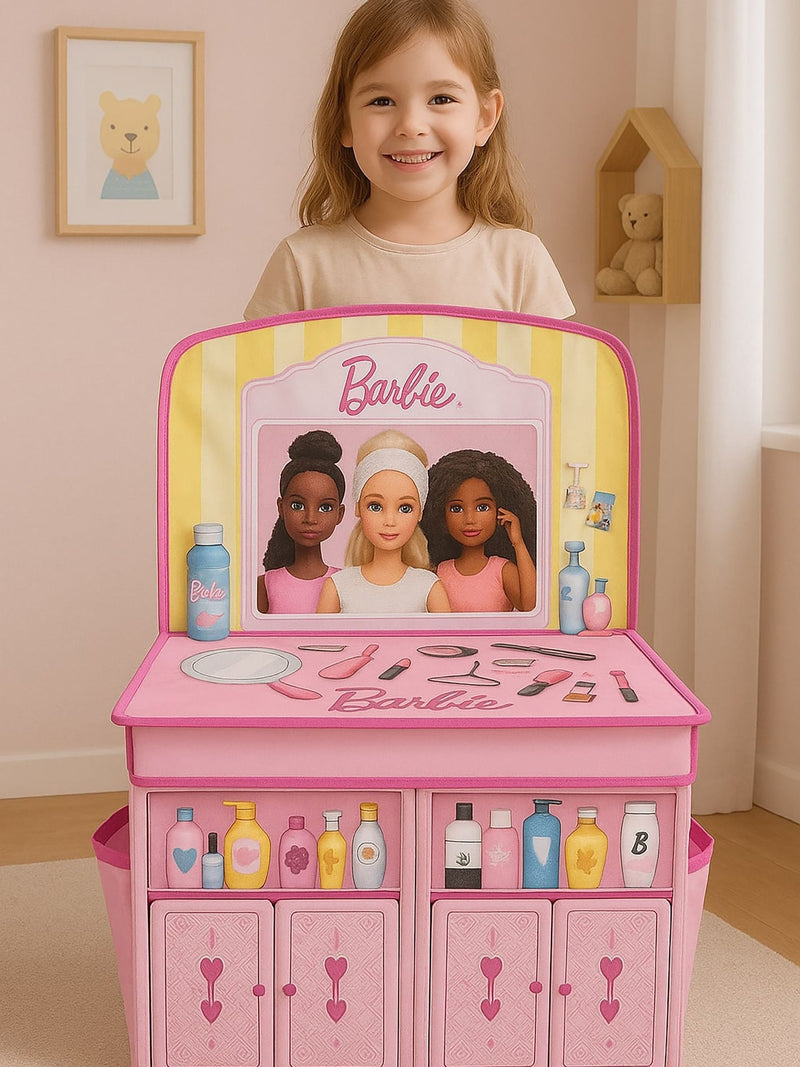Ancory Barbie 2 in 1 vanity storage chest, imported from the UK