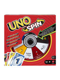 Mattel Uno Spin card game with spinner - British product