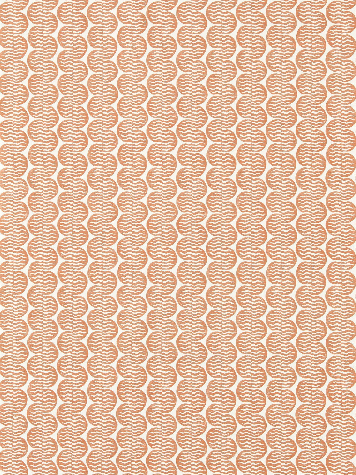 Scion Rust Raft Stripe A4 lino print wallpaper, UK version