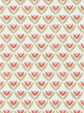 Scion Coast Blue Tulip Trellis A4 Wallpaper