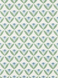 Scion Coast Blue Tulip Trellis wallpaper A4, UK version
