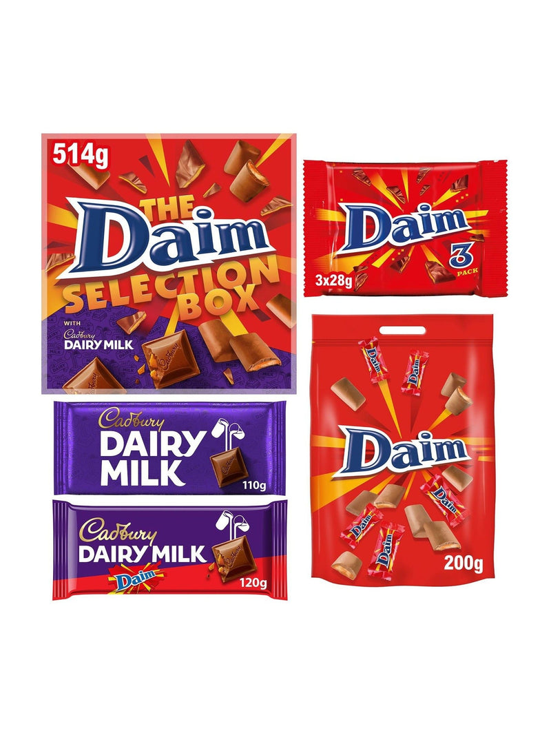 Cadbury Daim & Dairy Milk Chocolate Selection Box 2025