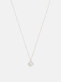 Accessorize sterling silver clover pendant necklace with mother-of-pearl - British product