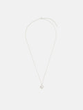 Accessorize sterling silver clover pendant necklace with mother-of-pearl - British product