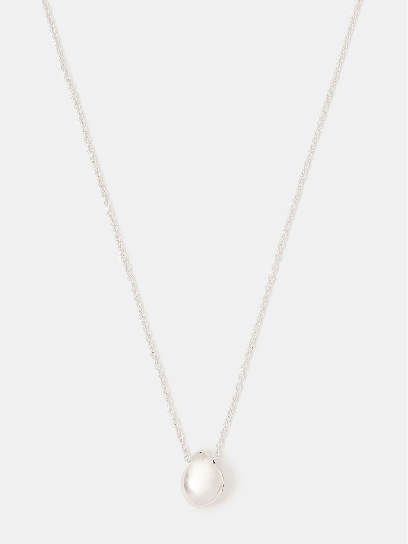 Accessorize silver plated pearl pendant necklace - British product