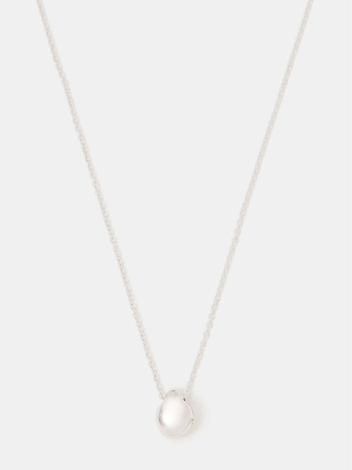 Accessorize silver plated pearl pendant necklace - British product