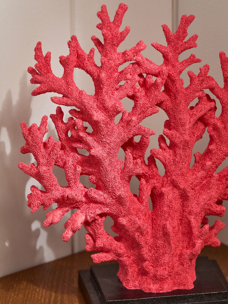 Coral bathroom sculpture ornament 26cm tall, UK version