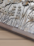 Voyage Maison square antique mirror with wildflower design, imported from the UK