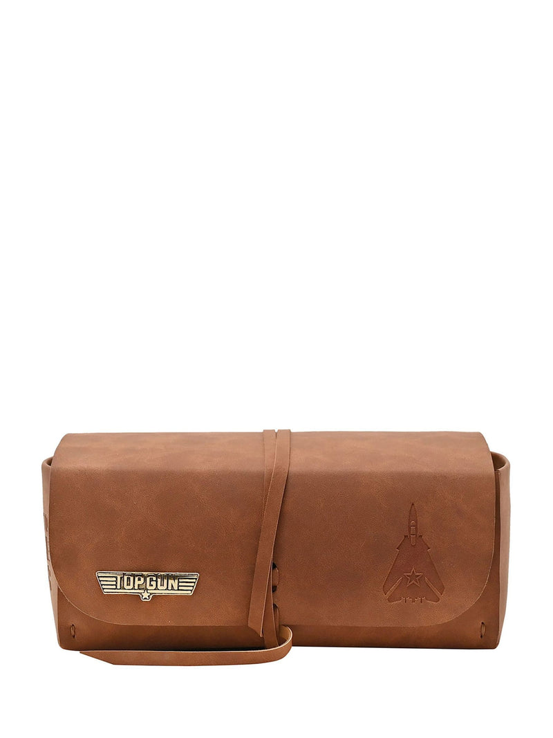 Widdop Brown Top Gun wash bag, UK version