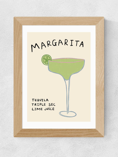 East End Prints Oak Margarita veggkunsttrykk