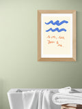 East End Prints Oak Sun Sea You and Me wall art print - British product