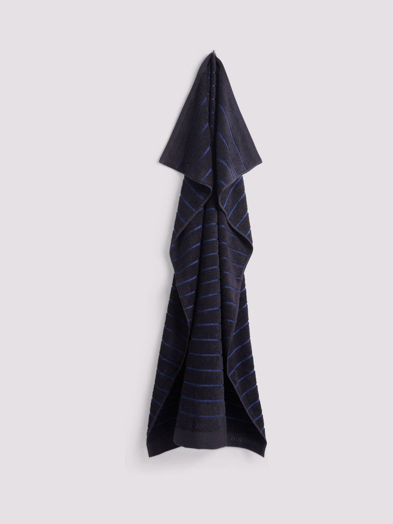 Duchamp cotton tonal stripe bath towel (British brand)