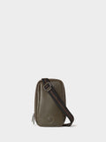 OSPREY LONDON The Compass Leather Sling Bag Black