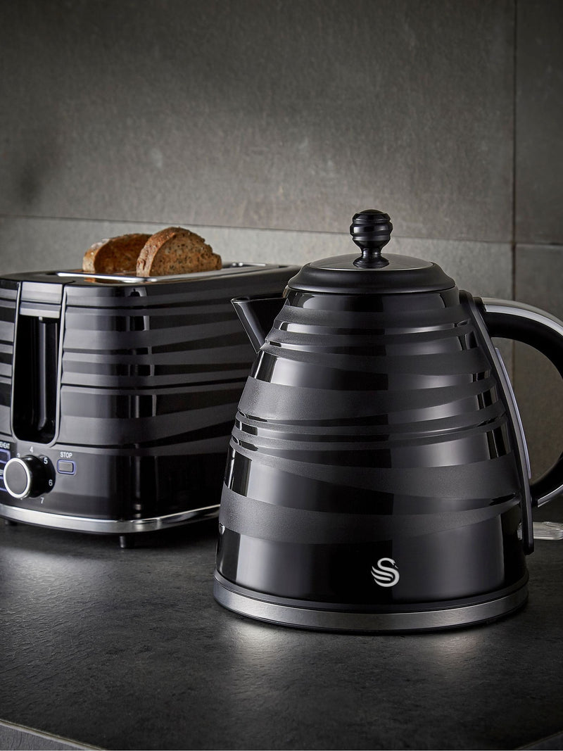 Swan Black Symphony kettle 1.7L - British product