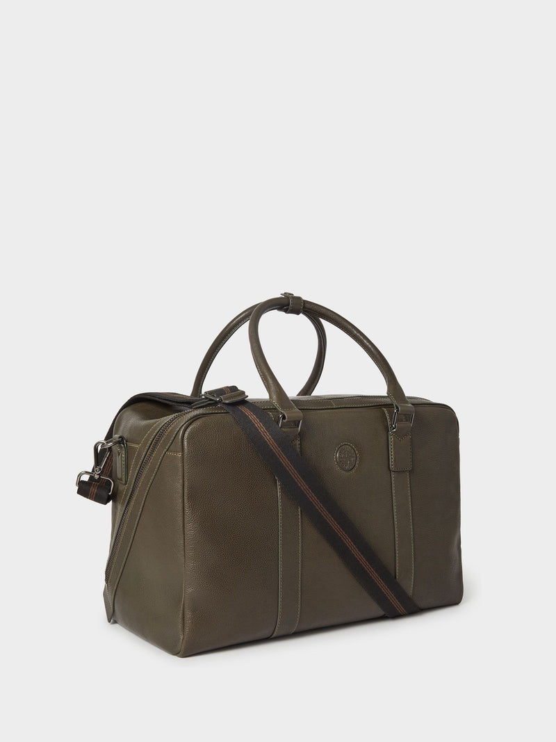 Osprey London Green Compass Leather Weekender (British brand)