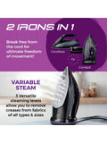 Tower cordless steam iron Lilac Black, imported from the UK