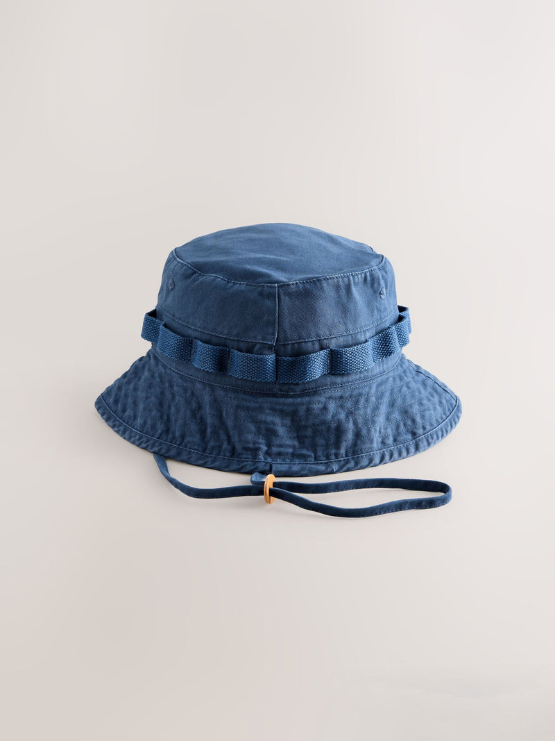 Cotton boonie hats 2 pack navy and stone, (British brand)