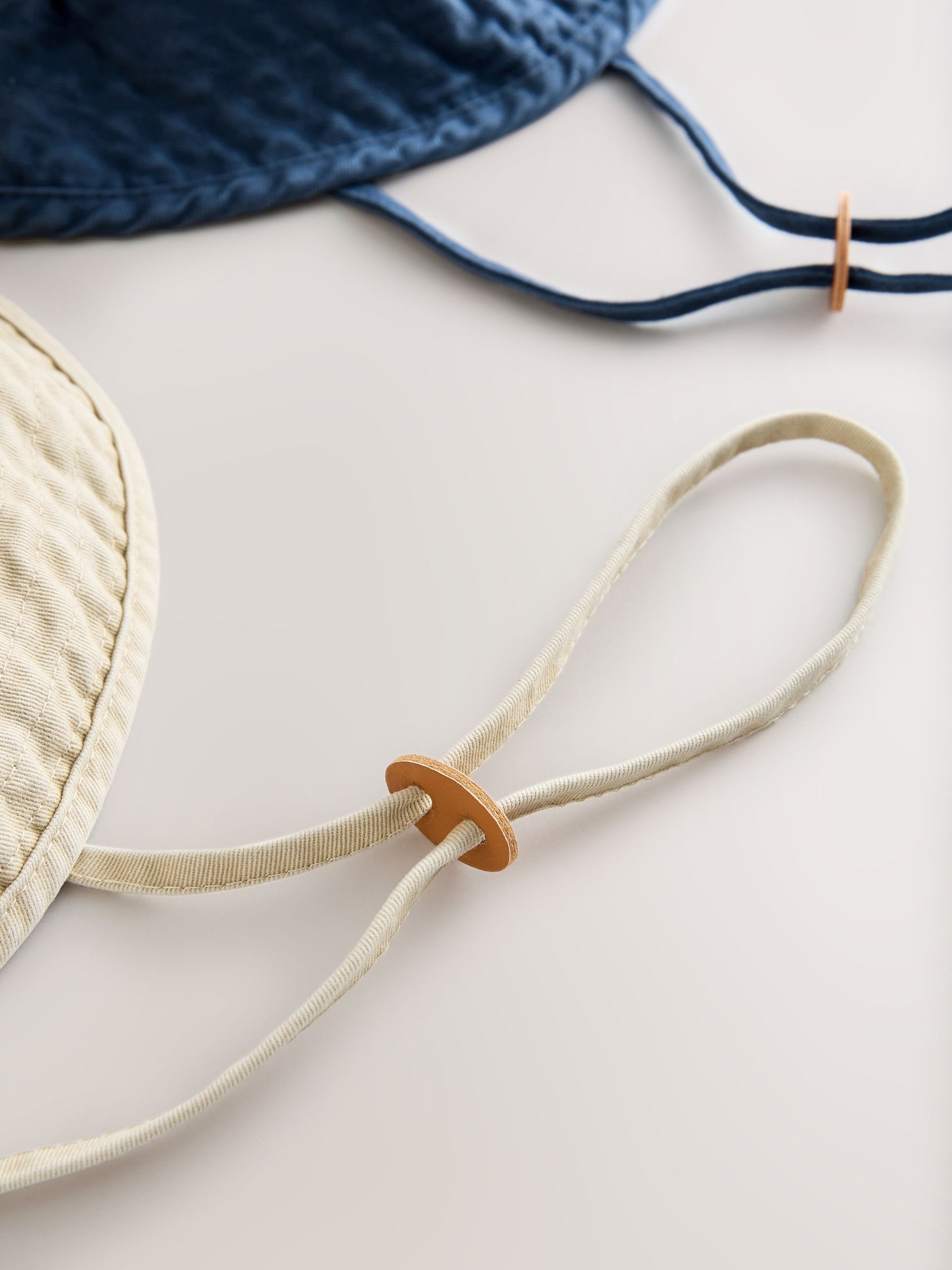 Cotton boonie hats 2 pack navy and stone, (British brand)