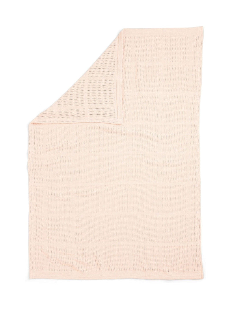 Mamas & Papas pink cellular blanket small, UK version