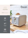 Swan Oatmeal Nordic 2 Slice Toaster