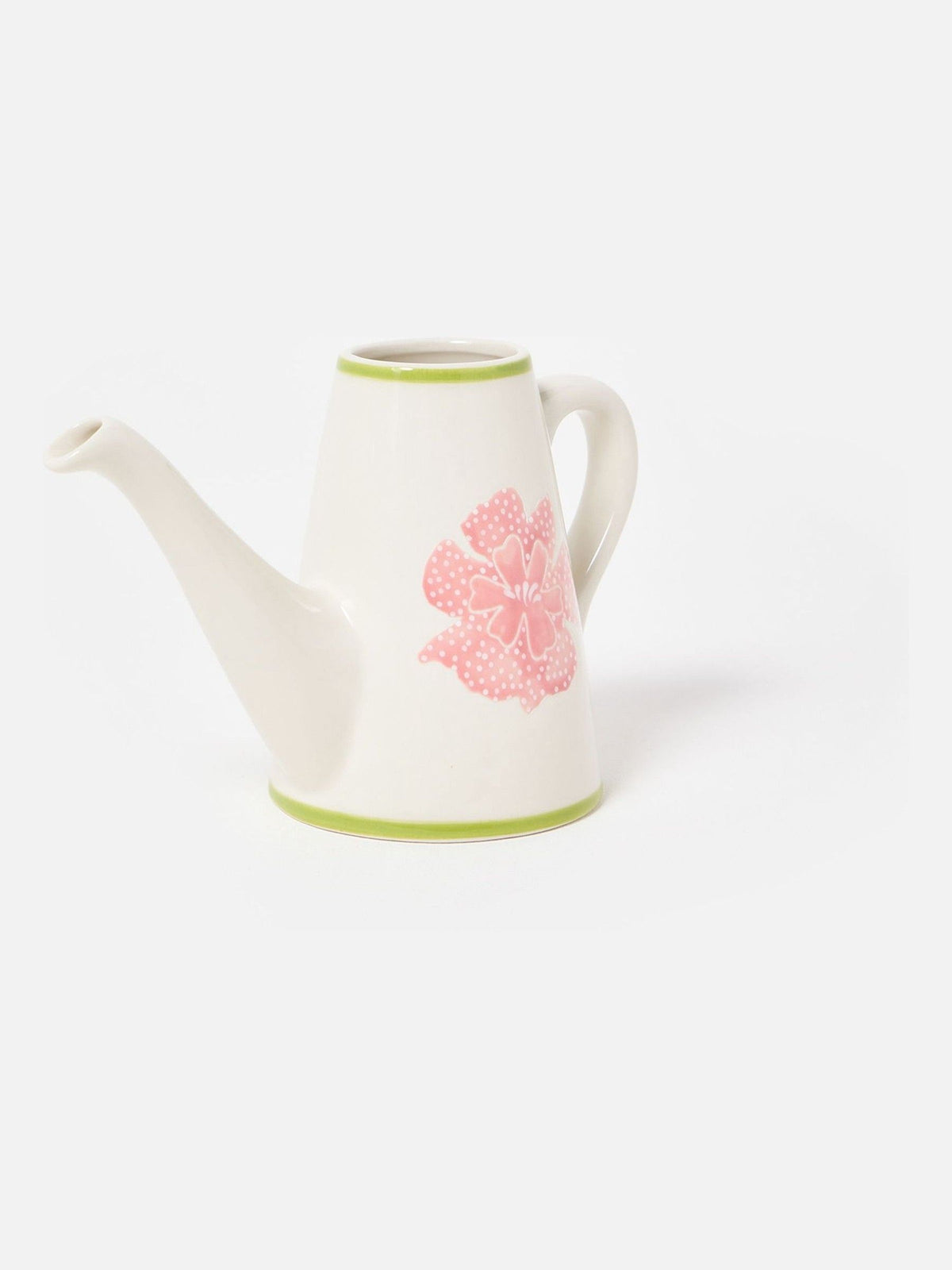 Oliver Bonas Pink Blossom Ceramic Watering Can
