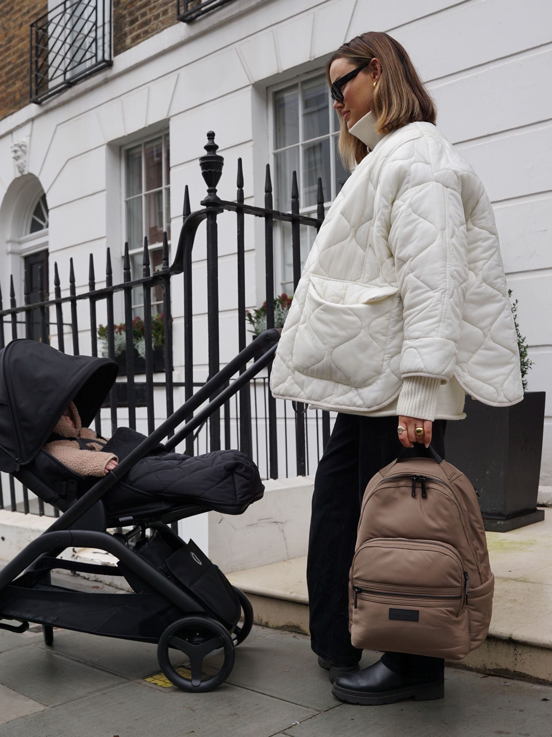 Tiba + Marl Brown Elwood 2.0 changing backpack (British brand)