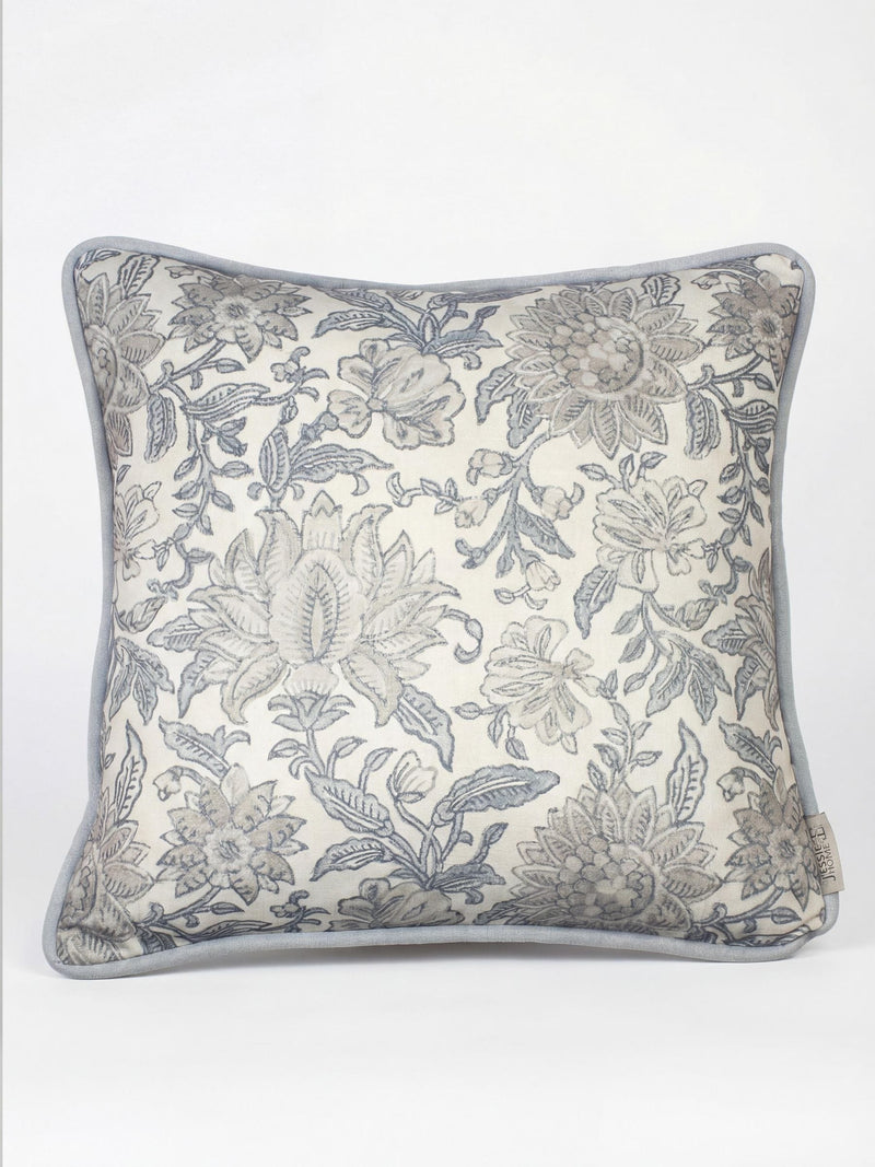 Esselle Home cushion Cream Nima Floral 50x50cm, imported from the UK